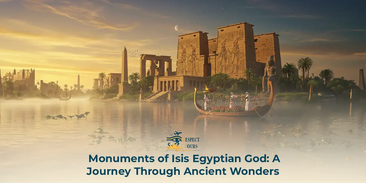 Monuments of Isis Egyptian God