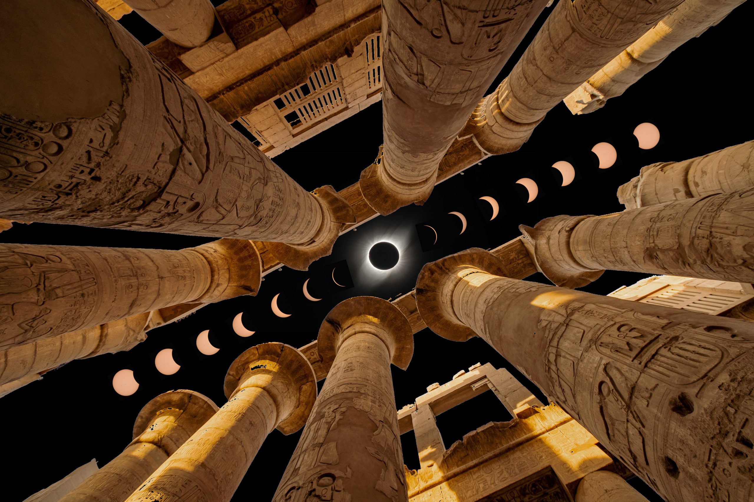 Total Solar Eclipse over Luxor