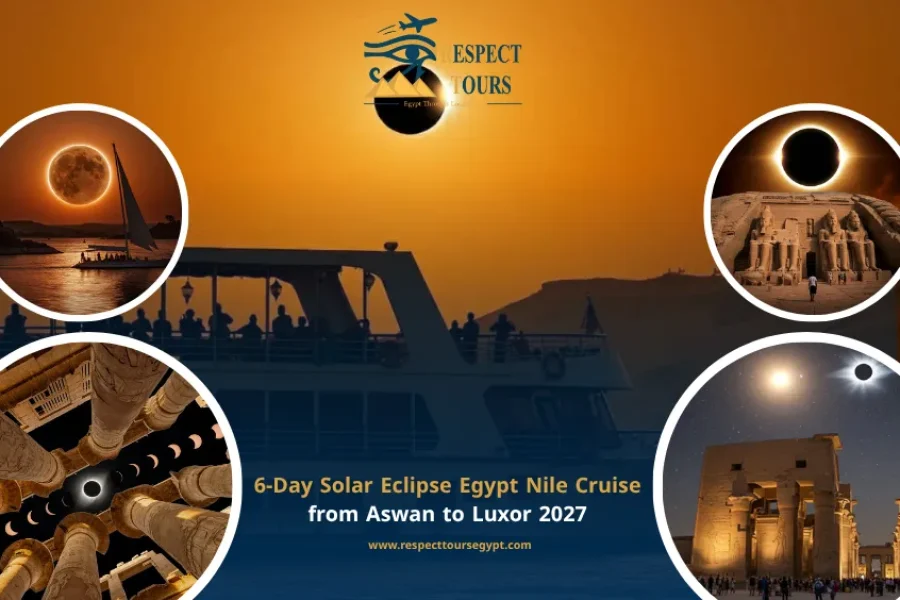 6-Day Solar Eclipse Egypt Nile Cruise from Aswan to Luxor 2027