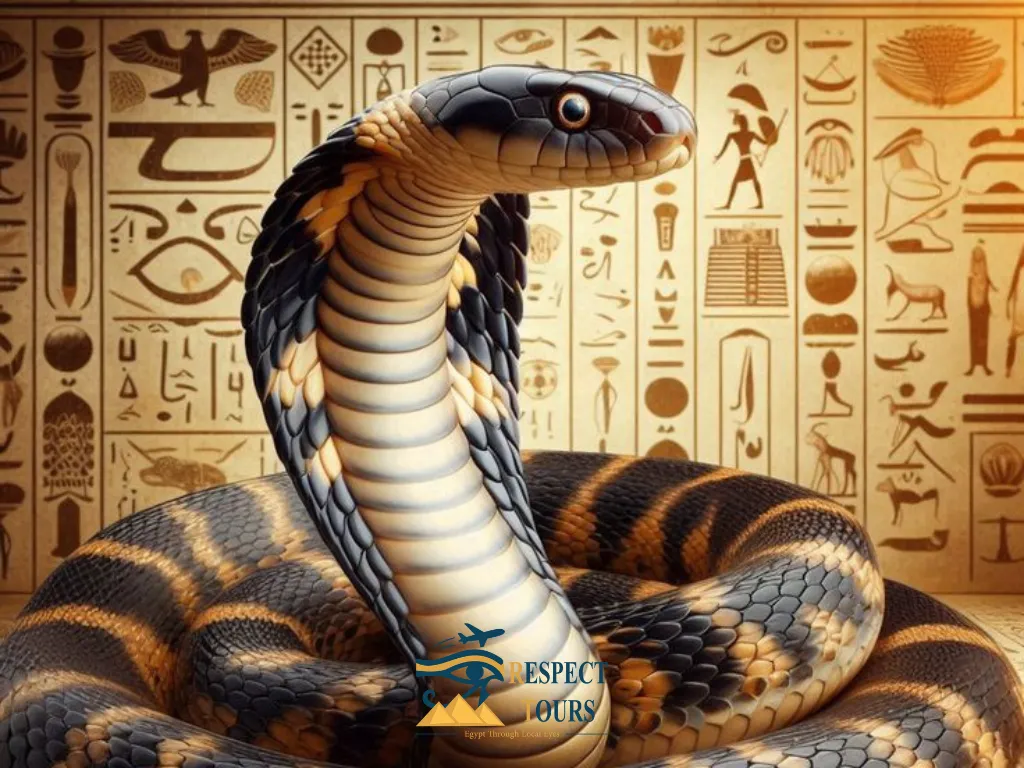 Behind Nile Cobra In Egyptian Tales