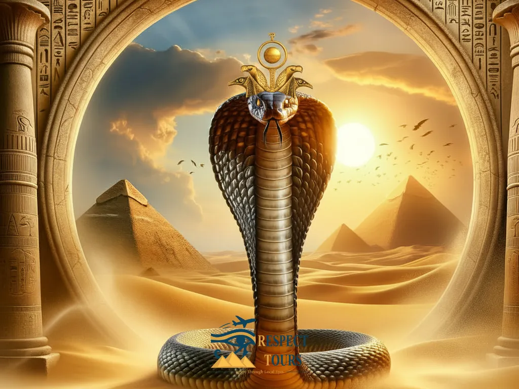 Behind Nile Cobra In Egyptian Tales
