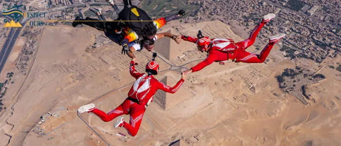 Skydive Over the Pyramids of Giza