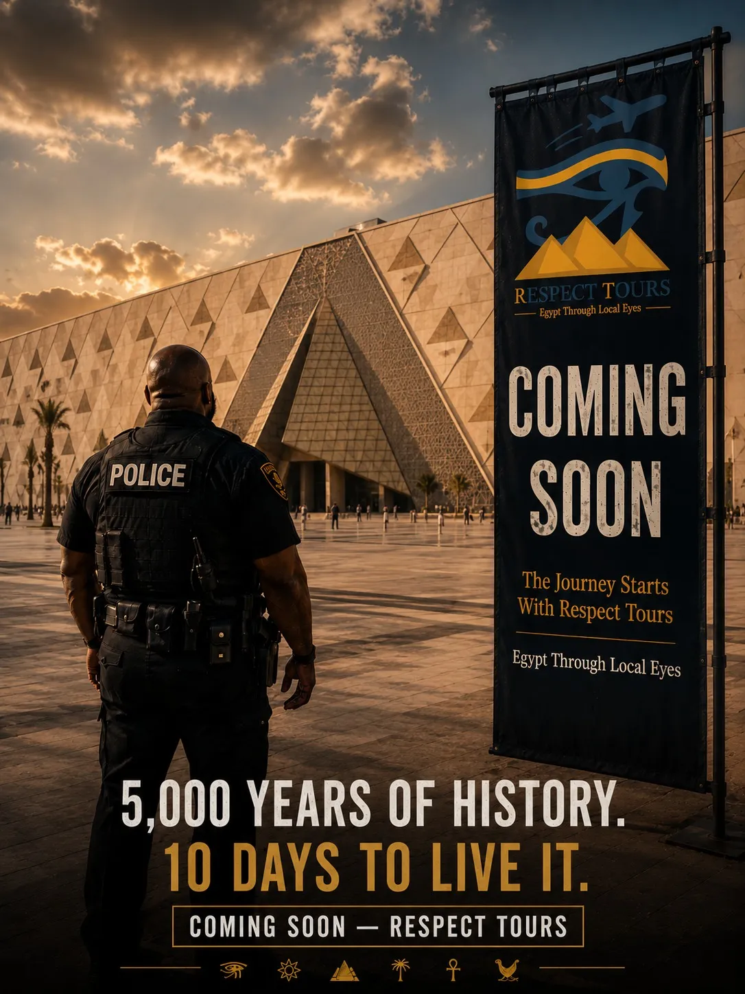 Eric Hudson Will Go in Egypt