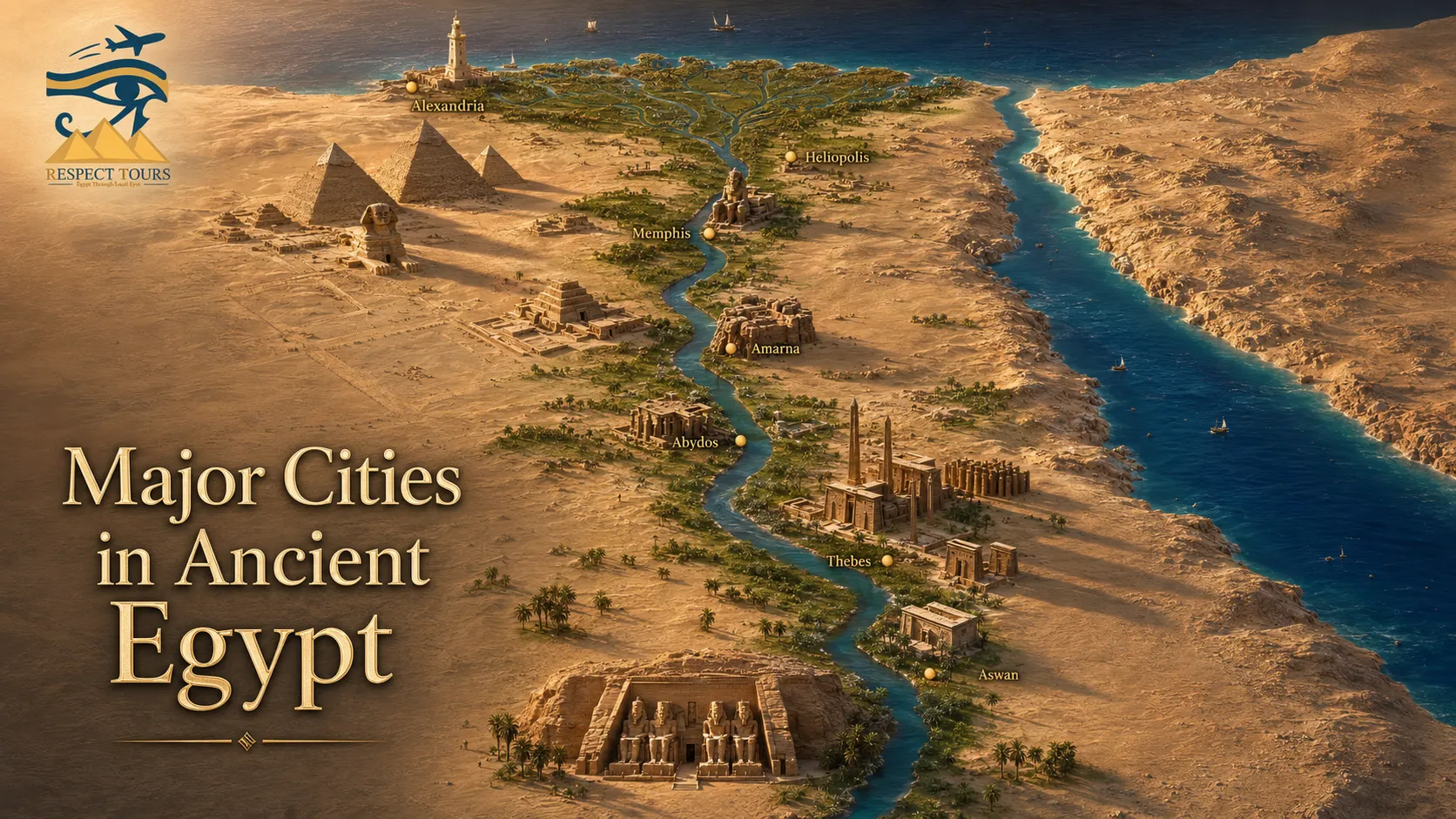 Major Cities in Ancient Egypt