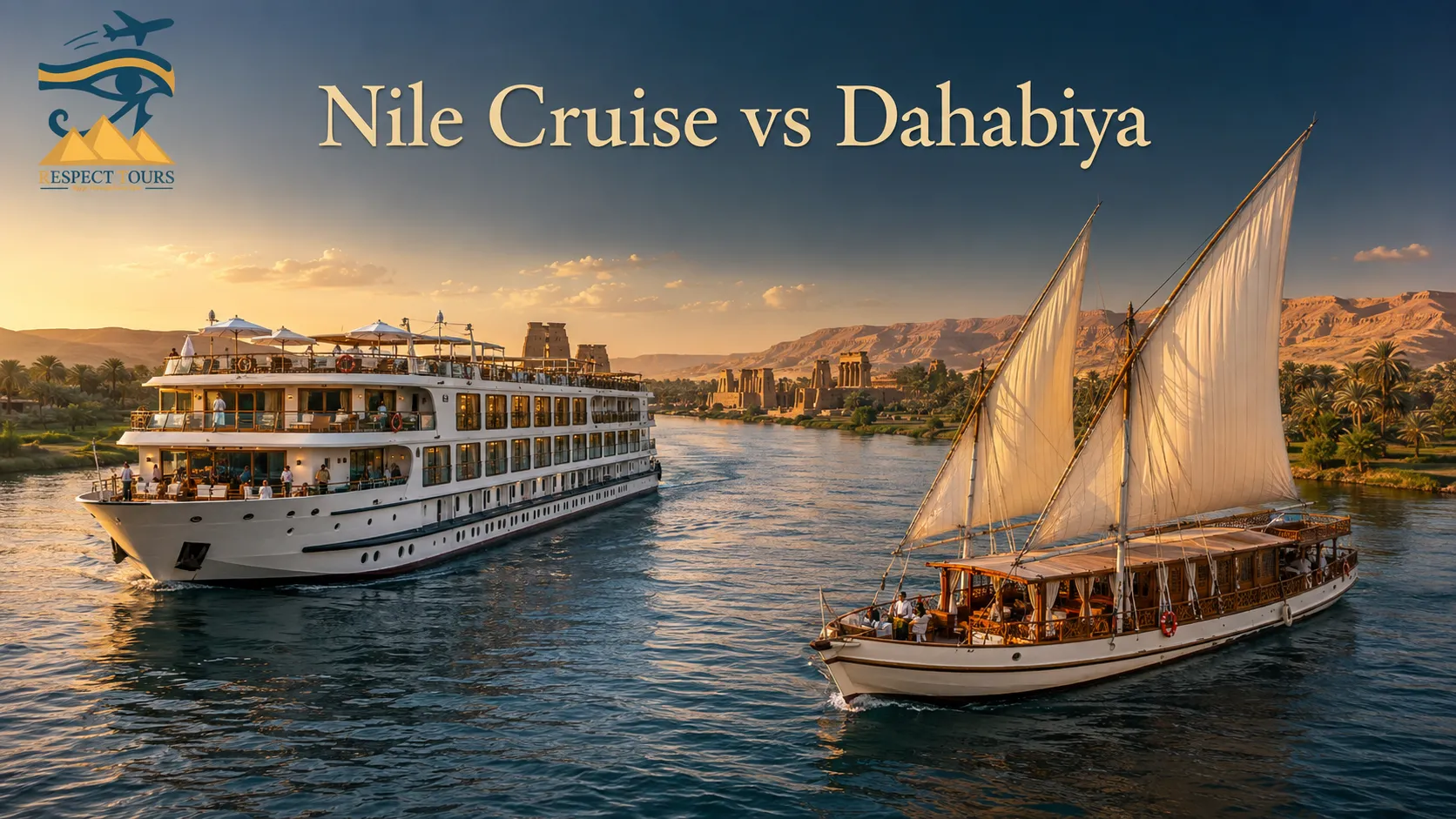 Best Nile Cruise in Egypt: How to Choose the Right Cruise for You 2 Nile Cruise vs Dahabiya