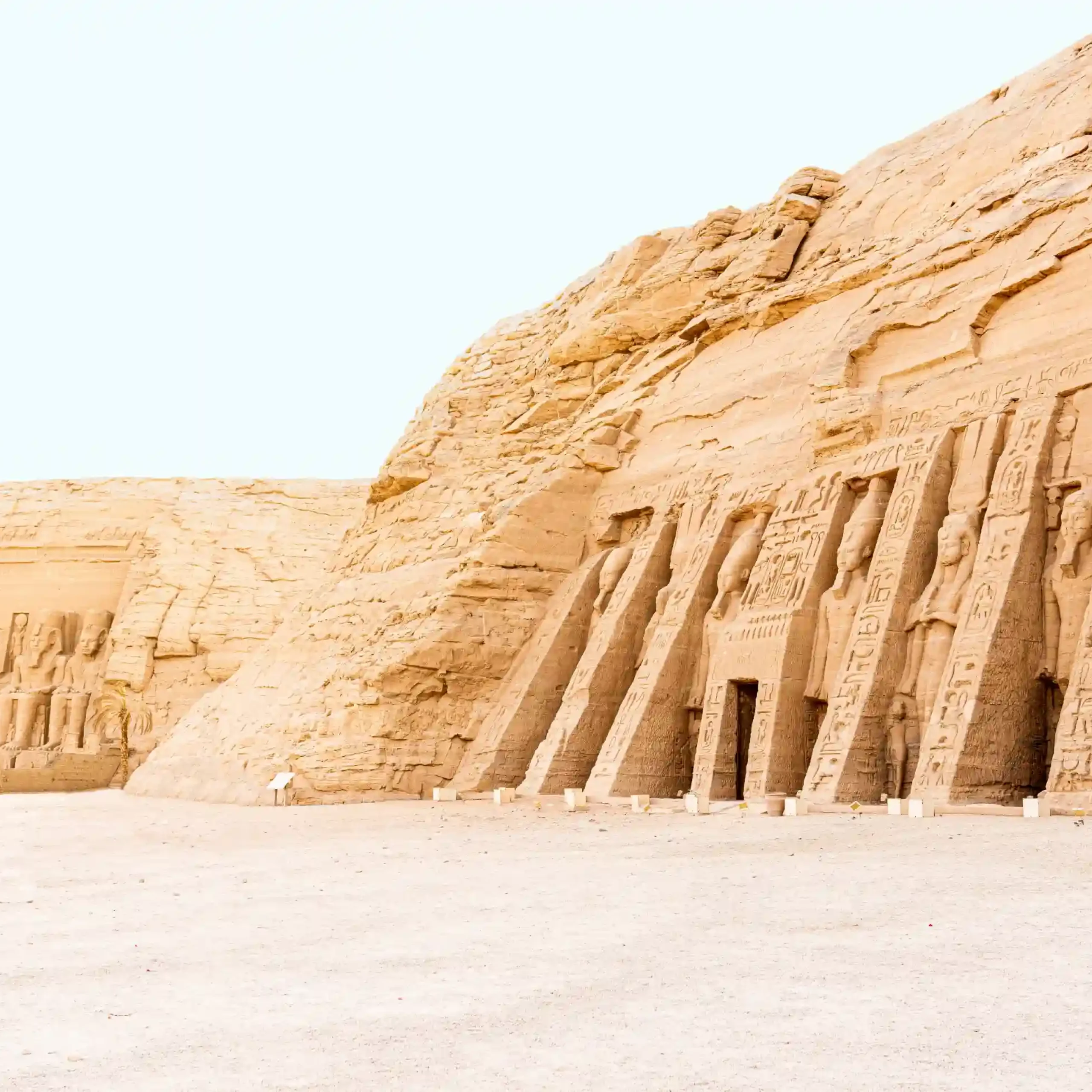 Abu Simbel Sun Festival crowd at sunrise