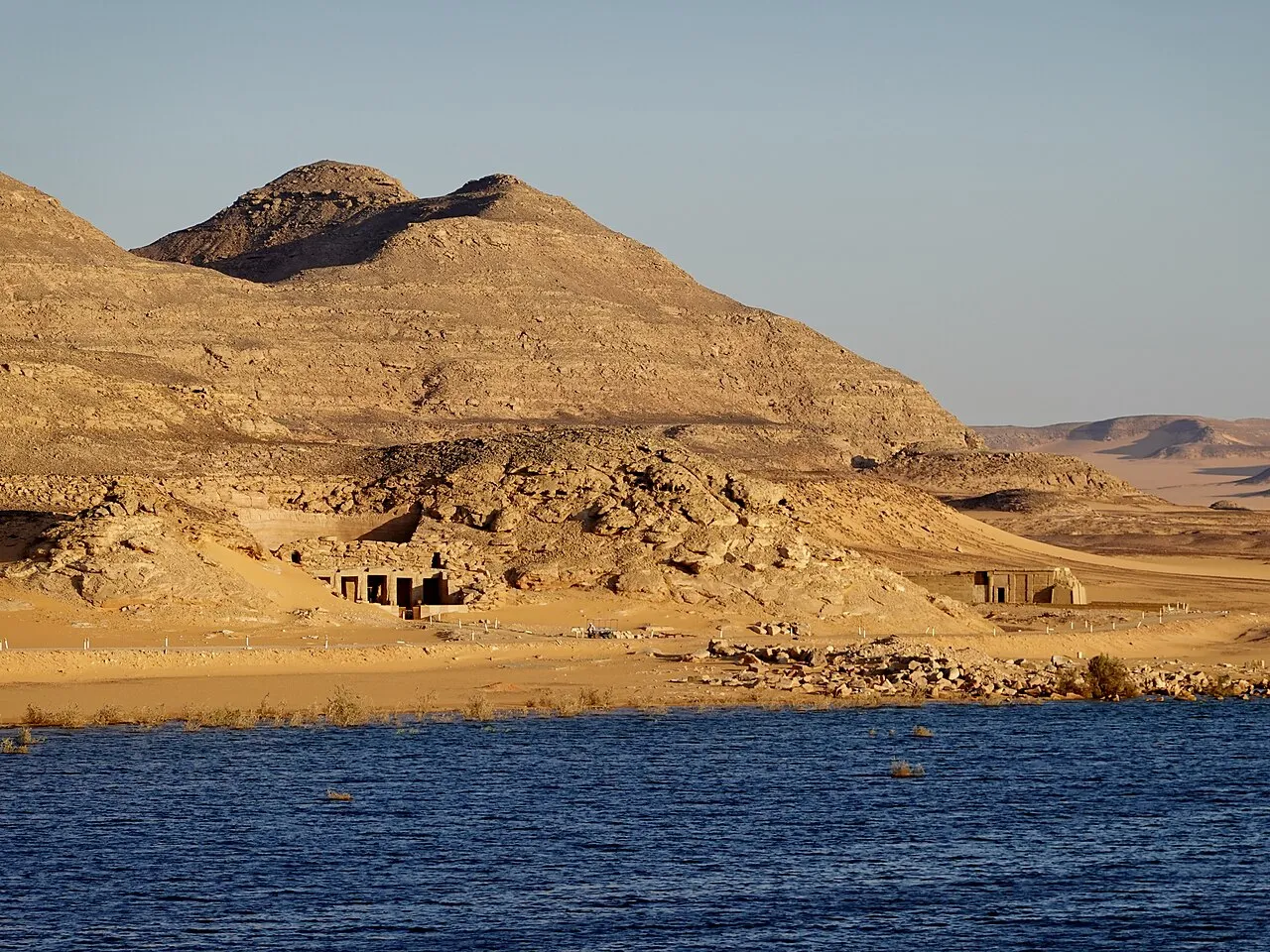 Painted reliefs of the Temple of Amada in Nubia