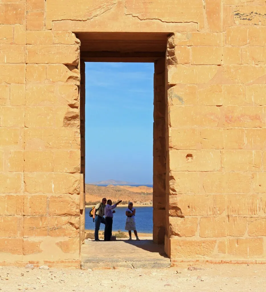 Sphinx-lined approach to the Temple of Wadi el-Seboua