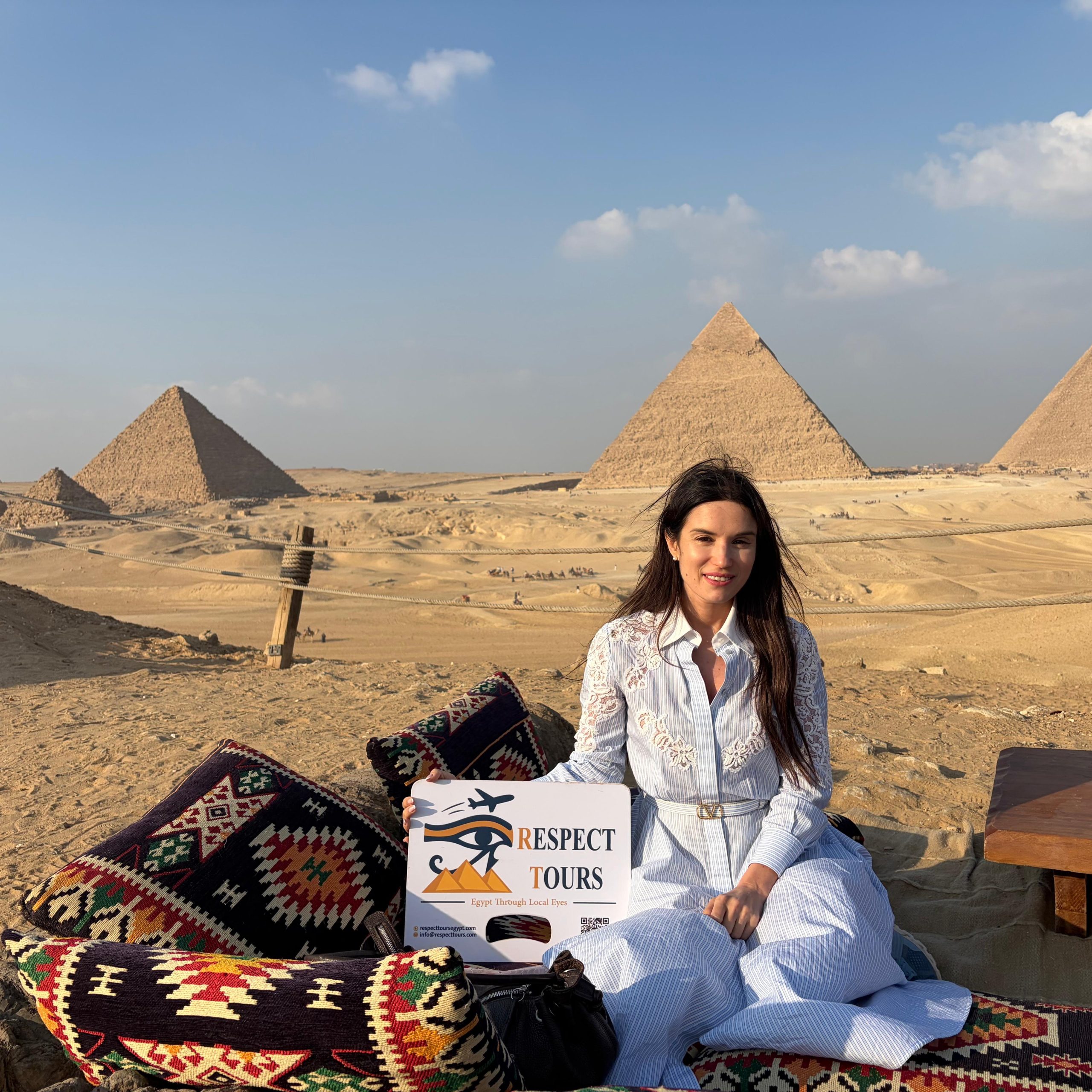 Woman travelling solo in Egypt